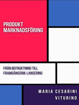 cover image of Produktmarknadsföring